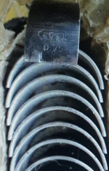 Фото 2. Вкладыши коренные и шатунные и кольца для ГАЗ-24
