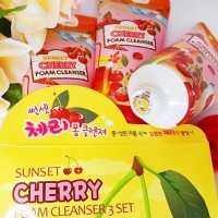 Esfolio sunset cherry foam cleanser пенка для умывания вишневый закат, 120мл.esfolio suns