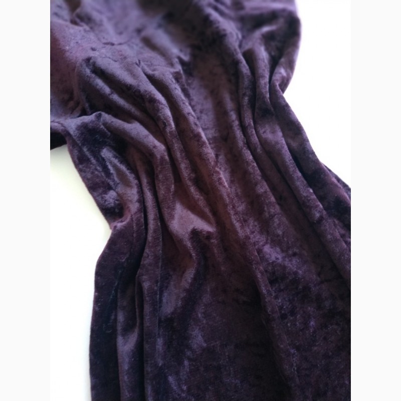 Фото 5. Детское велюровое платье new look бордовое темно фиолетовое велюр сукня