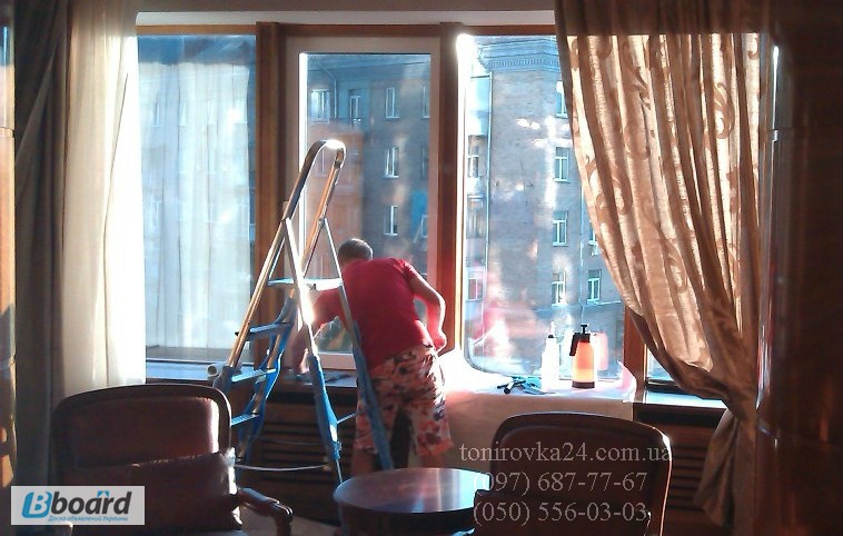 Фото 3. Тонирование окон в Киеве, тонировка балконов, тонировка витрин