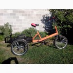 Велосипед трёхколёсный грузовой для взрослых