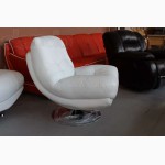 Комплект кожаной мебели (диван+кресла) R-2515