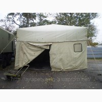 Брезент, тенты, навесы брезентовые, палатки армейские любых размеров, пошив