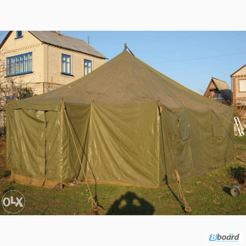 Фото 6. Брезент, тенты, навесы брезентовые, палатки армейские любых размеров, пошив