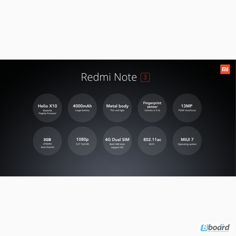 Фото 5. Стильный Xiaomi Redmi Note 3 32Gb