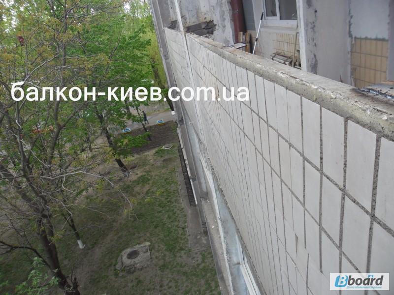 Фото 14. Расширение балкона. Увеличение площади пола балкона. Киев