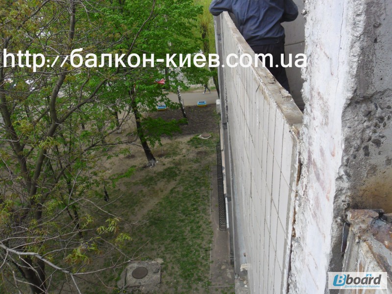 Фото 15. Расширение балкона. Увеличение площади пола балкона. Киев
