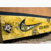 Художественная роспись граффити арт декор мурал