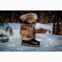 Зимняя обувь - Унты из волка