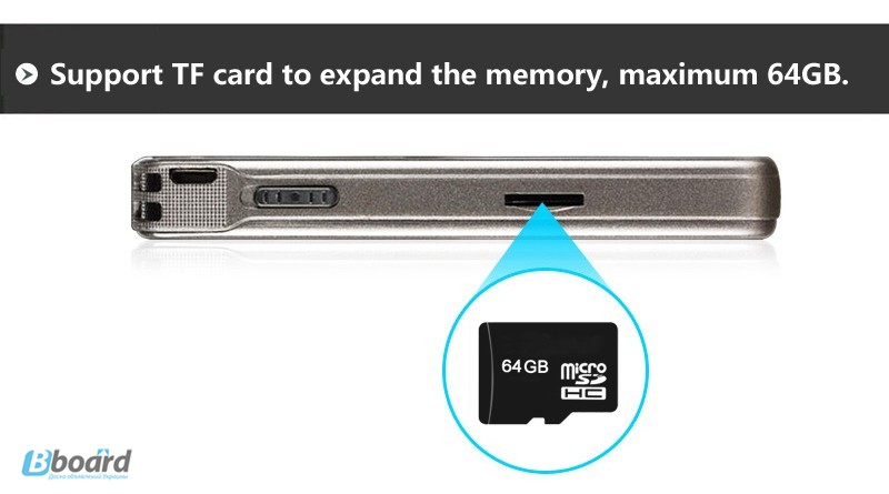 Фото 10. Yulass GV30 LGSIXE цифровой диктофон 8гб мини mp3-плеер поддержка карты памяти до 64 гб