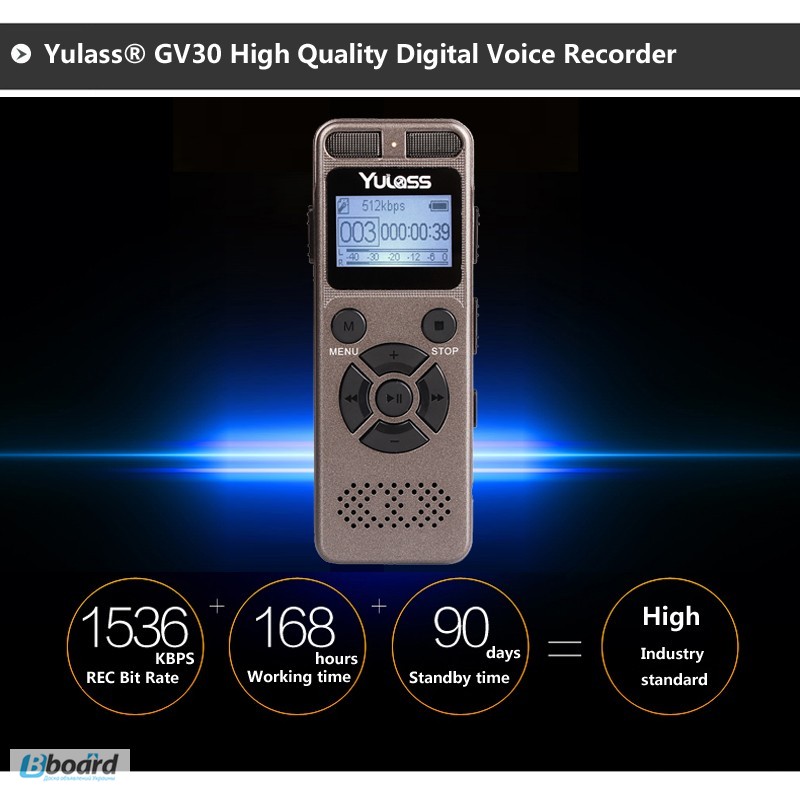 Фото 7. Yulass GV30 LGSIXE цифровой диктофон 8гб мини mp3-плеер поддержка карты памяти до 64 гб