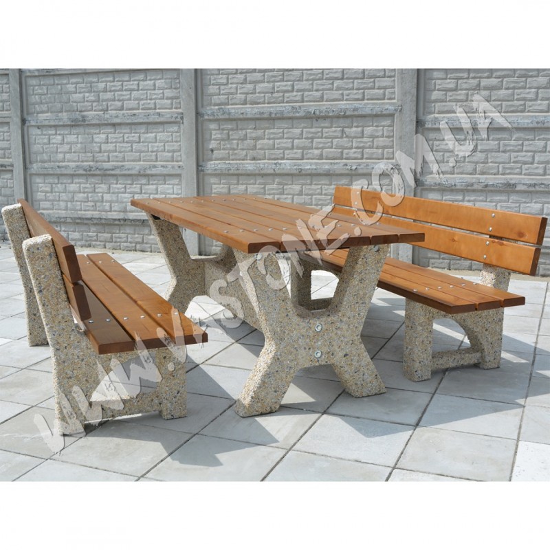 Фото 3. Стол садовый бетонный, дачный, столик декоративный для беседки