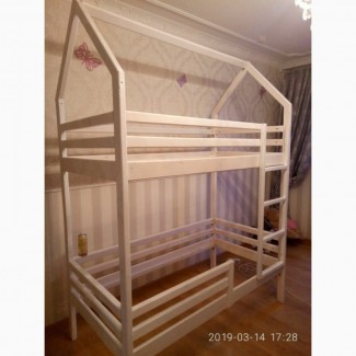 Кровать-домик двухъярусная- 4500 грн