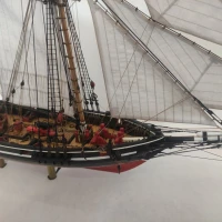 Продам модель парусника, шхуны «Halcon» 1840 года в масштабе 1:100