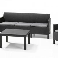 Садовая мебель Allibert Orlando 3 Seater Set