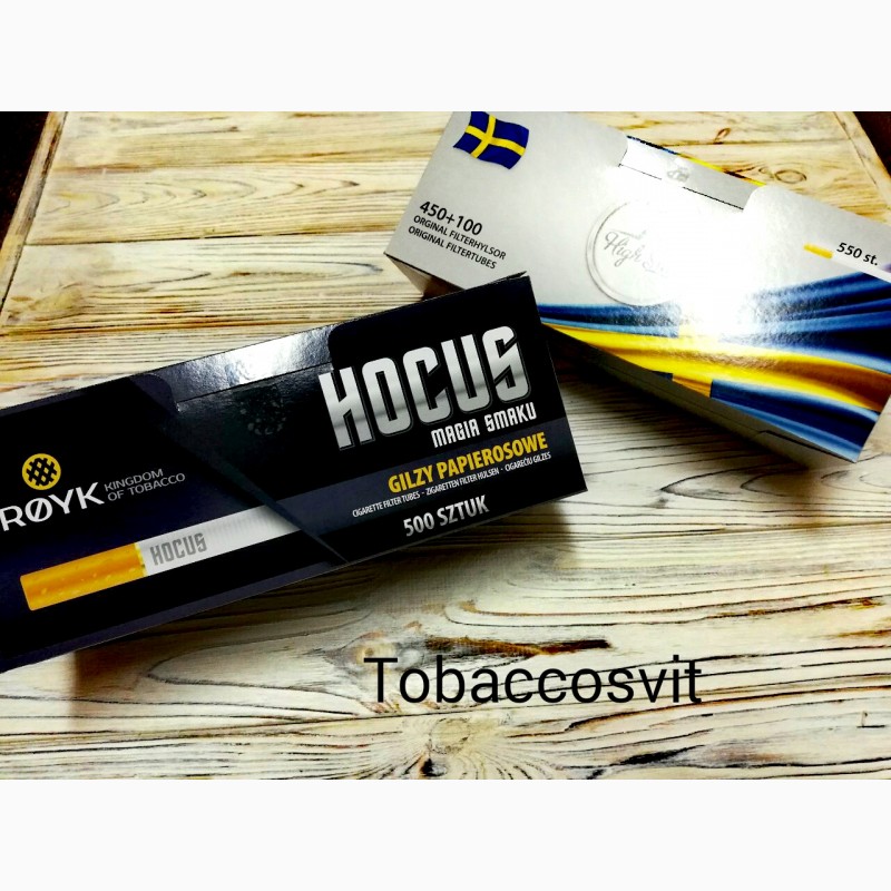 Фото 8. Гильзы для сигарет Набор HOCUS +HOCUS Black