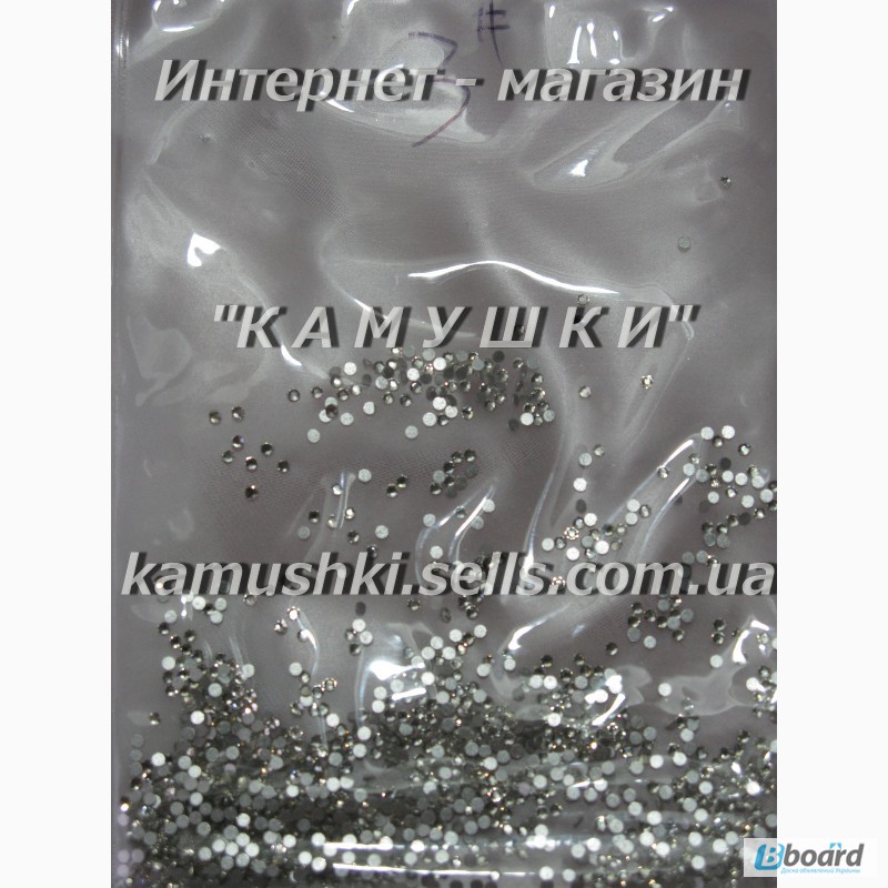 Фото 2. Стразы аналог Swarovski ss3 crystal прозрачные, стекло, 1440шт. (1, 3-1, 4мм)