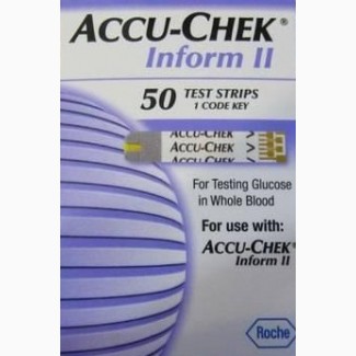 Тест полоски Accu Chek для глюкометра. Купить Тест-полоски Accu-Chek Inform II в Украине