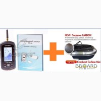 Кораблики для рыбалки Carpboat Mini Carbon 2,4GHz+Эхолот FD90