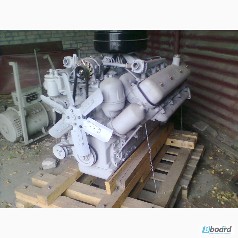 Фото 2. Новый двигатель на КрАЗ-65101-40 ЯМЗ-238М2-4