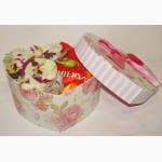 FlowerBox на Валентина, Цветы в коробке в Киеве