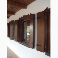 Окна деревянные. Остекление балконов и лоджий