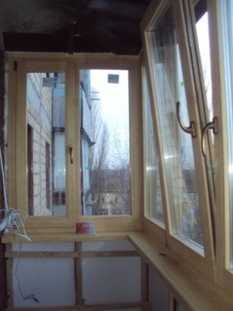 Фото 2. Окна деревянные. Остекление балконов и лоджий