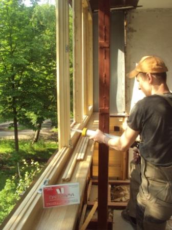 Фото 6. Окна деревянные. Остекление балконов и лоджий