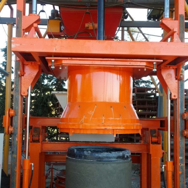 Фото 15. Оборудование для производства бетонных колец Ø800 мм – Ø1200 мм