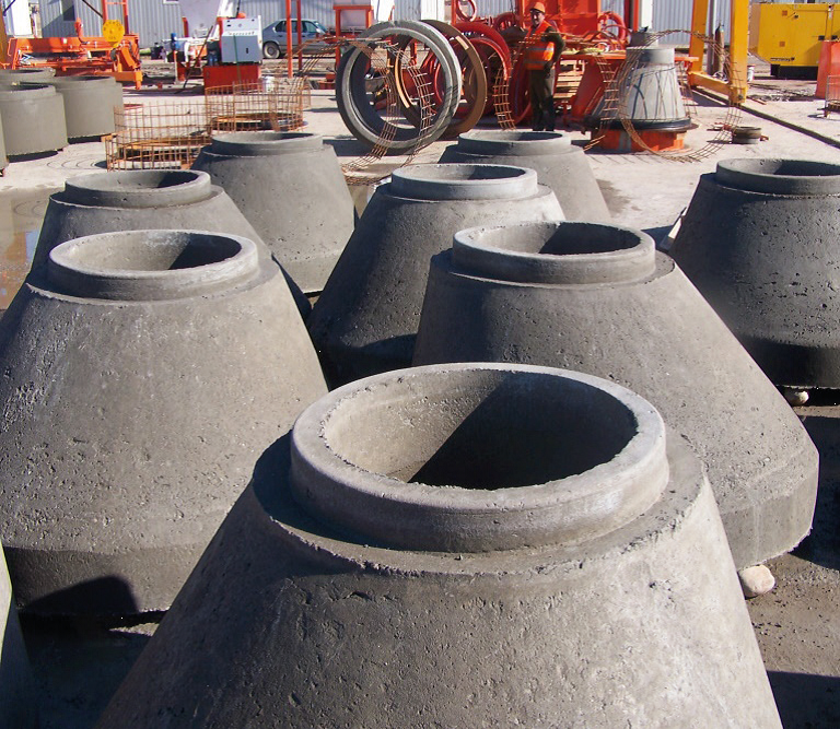 Фото 6. Оборудование для производства бетонных колец Ø800 мм – Ø1200 мм