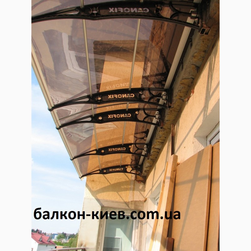 Фото 17. Ремонт и герметизация козырька на балконе.Киев