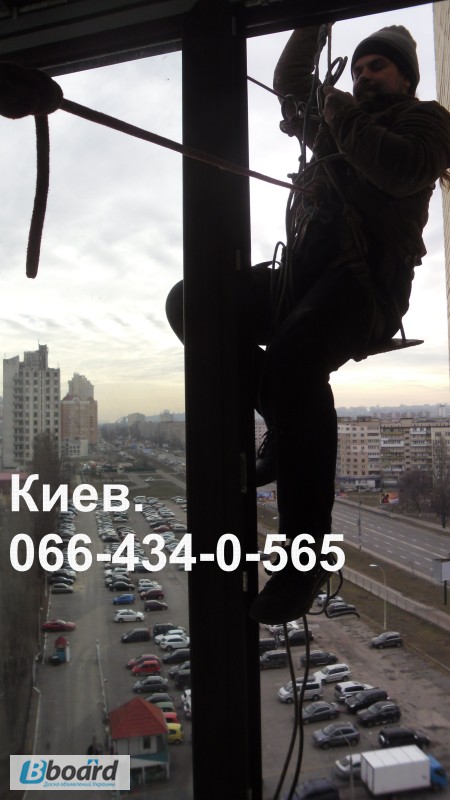 Фото 2. Ремонт и герметизация козырька на балконе.Киев