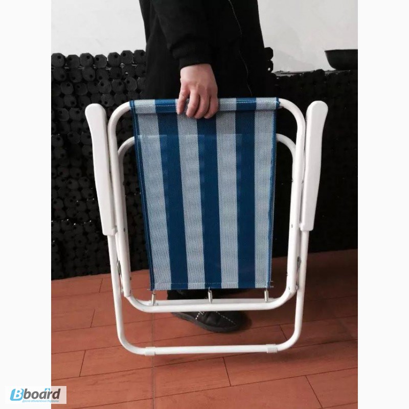 Фото 3. Складной пляжный стул, стул туристический со спинкой WELFULL-YZ19001