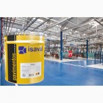 Краска для бетонных полов lSAVAL Изалпокс Эпоксидная 4 л- гаражи, склады, паркинги, СТО