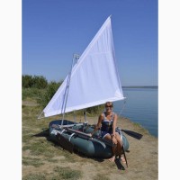 Вітрильне озброєння для надувного човна (парусное вооружение для надувной лодки)