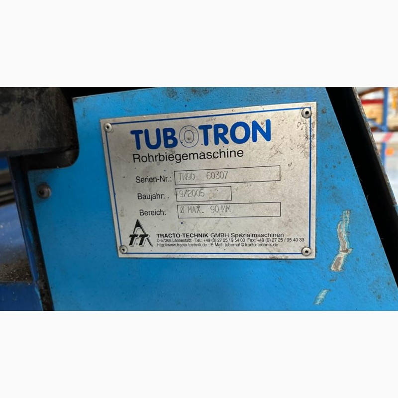 Фото 2. Tracto Technik - TUBOTRON TN90 Машина для згинання труб
