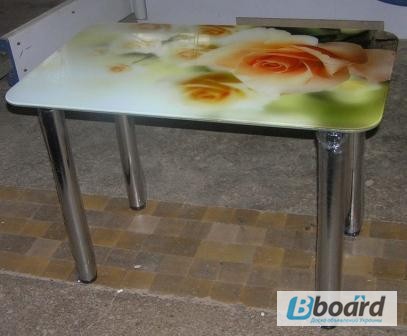 Фото 3. Качественные стеклянные обеденные столы с фотопечатью по доступным ценам