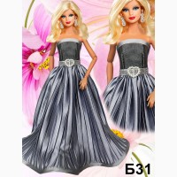 Вечерние платья для кукол Барби
