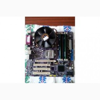 Материнская плата ECS 915-M5GL (1.1)+ процессор Socket LGA775+ вентилятор