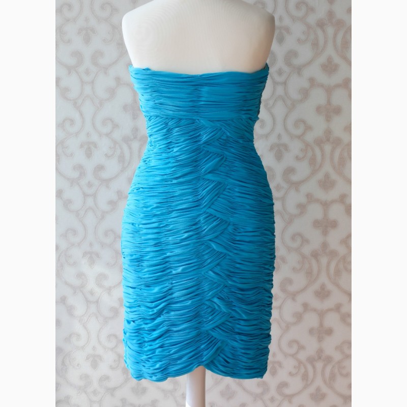 Фото 4. Міні сукня блакитного кольору, знижка -50%