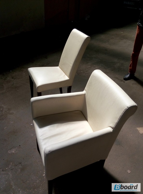 Продам светлые кресла из кожзама бу для кафе ресторанов клубов