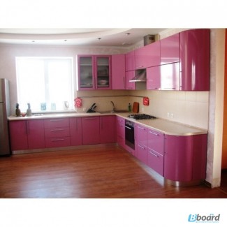 Изготовление кухонь любой сложности, конфигурации, размеров и цветовой гаммы под заказ