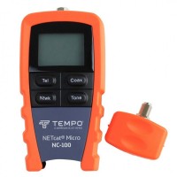 Tempo NETcat Micro NC-100, кабельний тестер витої пари RJ45 / RJ12 та коаксіалу