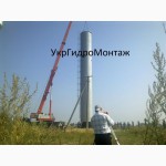 Водонапорные башни ВБР 100, 160м. куб Изготовление и монтаж башен Рожновского