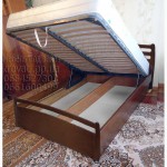 Кровать двуспальная из массива ясеня Елена от производителя ЧП Калашник