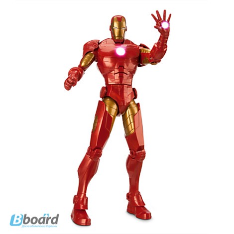 Подвижная говорящая фигура Железный человек Iron-Man от Marvel, Disney Store
