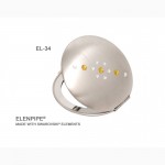 Металлические зеркальца EL-30 EL-37 украшены вручную кристаллами Swarovski Elements