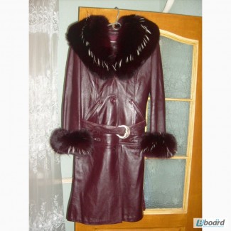Продам зимнюю кожаную куртку