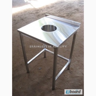 Стол производственный для сбора отходов СПО 600х600х850