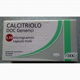 Кальцитриол (Calcitriolo; Rocatrol) 0.5/0.25mg #30